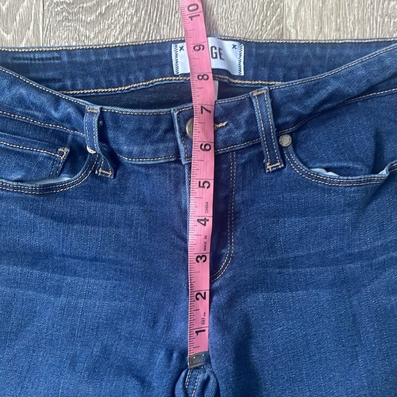 PAIGE Sz 27 Skyline Skinny Dark Wash Jeans denim - Picture 4 of 9